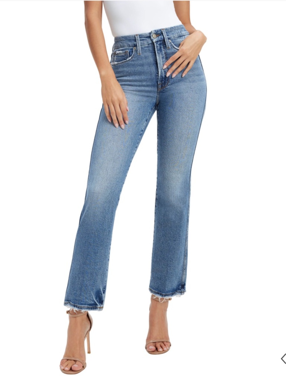 Good American Good Curve Straight Jeans Size 6/28